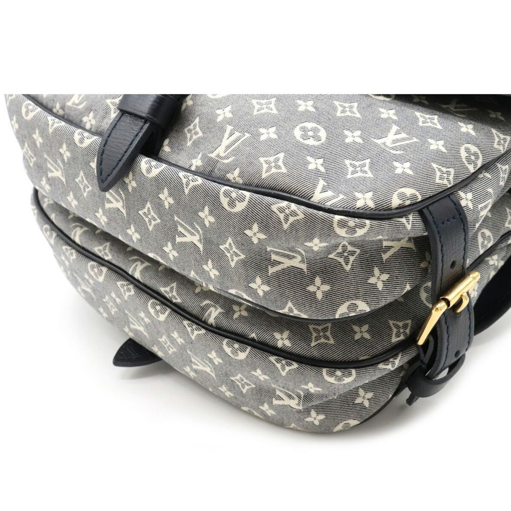Louis Vuitton Monogram Idile Saumur PM Shoulder Bag Canvas Leather Ankle Blue - Picture 3 of 8
